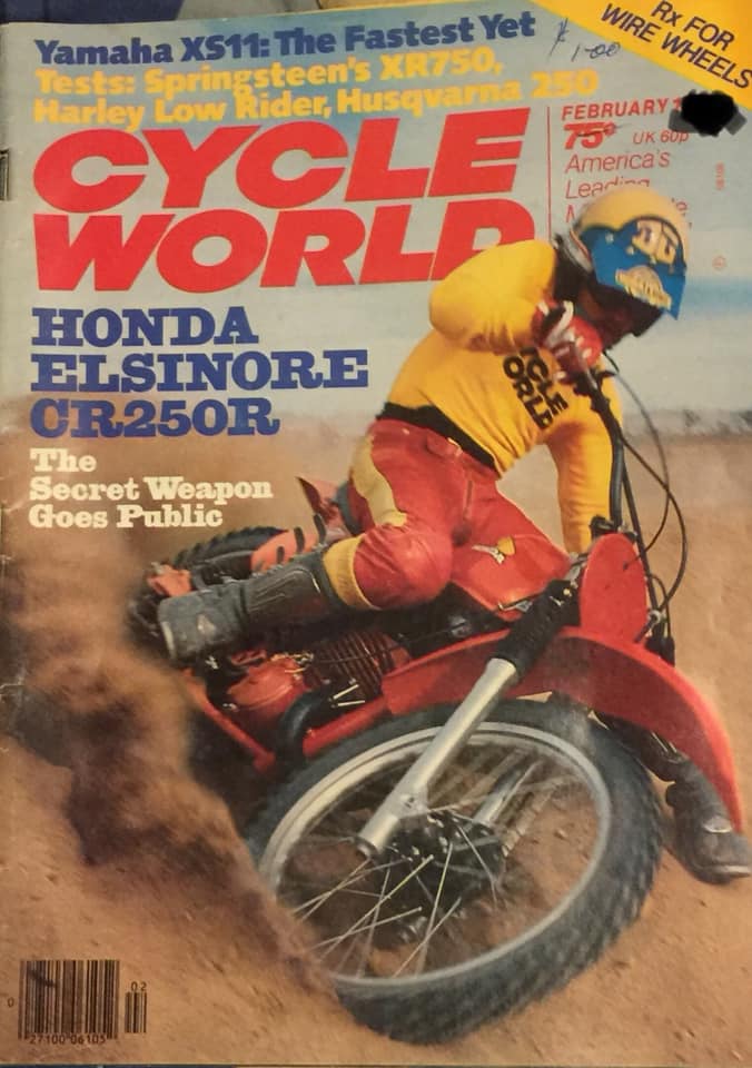 Honda elsinore cycle world 1978